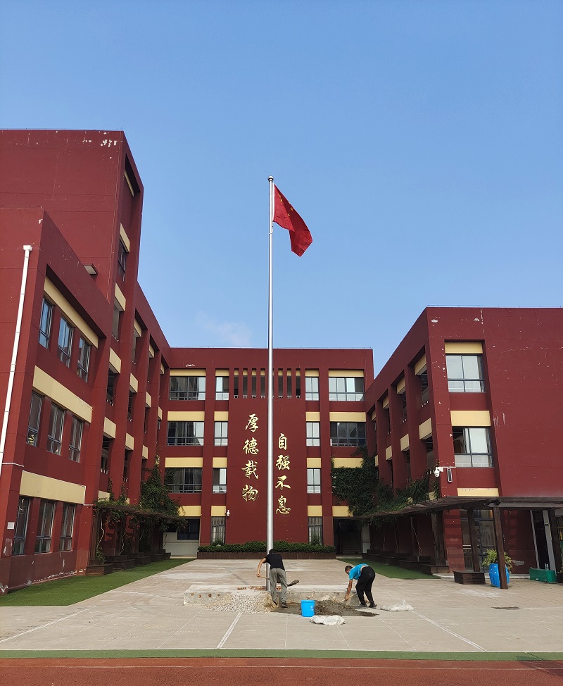 枣庄校园国旗杆 不锈钢锥型旗杆生产安装